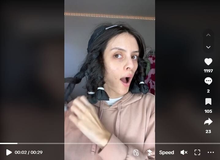 Curling Headband TikTok