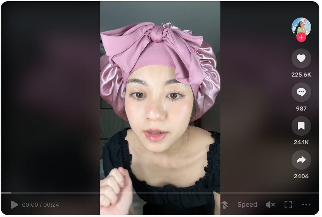 saten nightcap tiktok ad