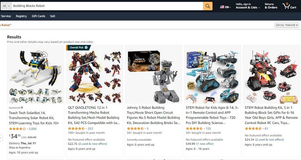 Amazon Search