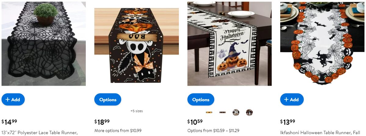 halloween table runners dropshipping products