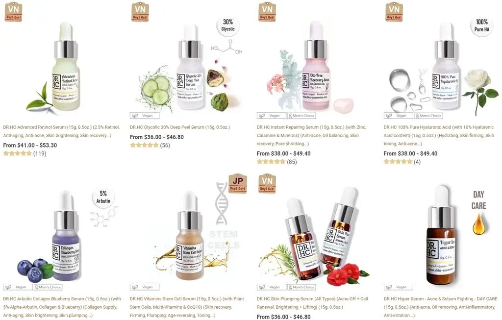 Serum private label dropshipping skincare