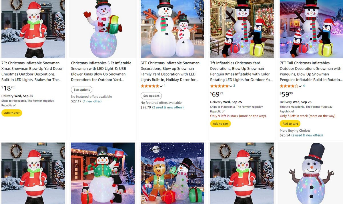 Snowman Inflatables best Christmas product