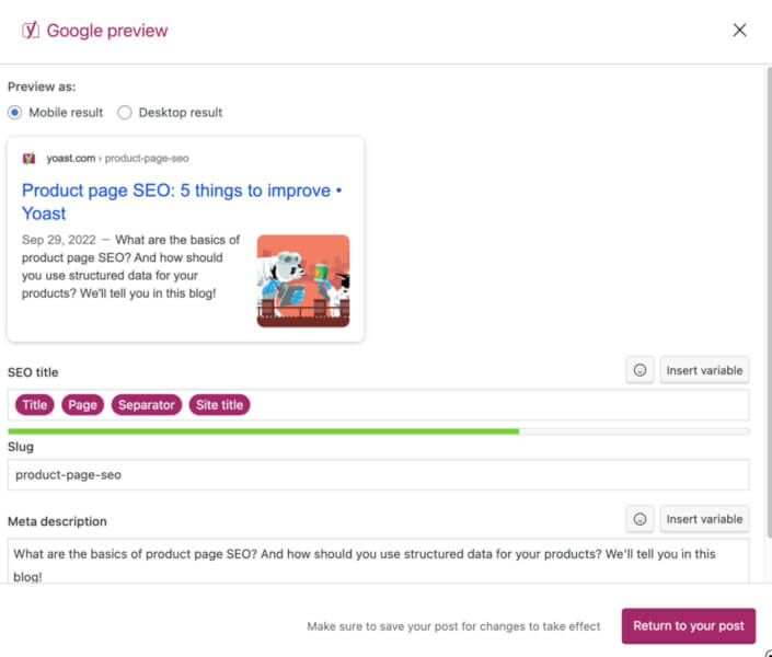 Yoast SEO dropshipping best website plugin