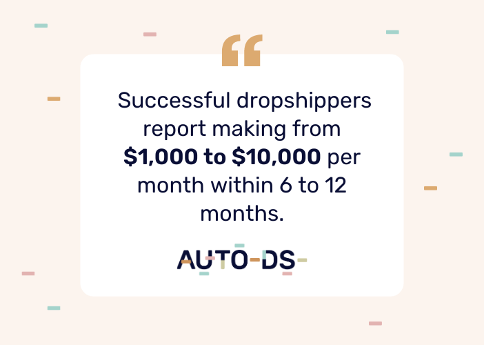 can you make money dropshipping