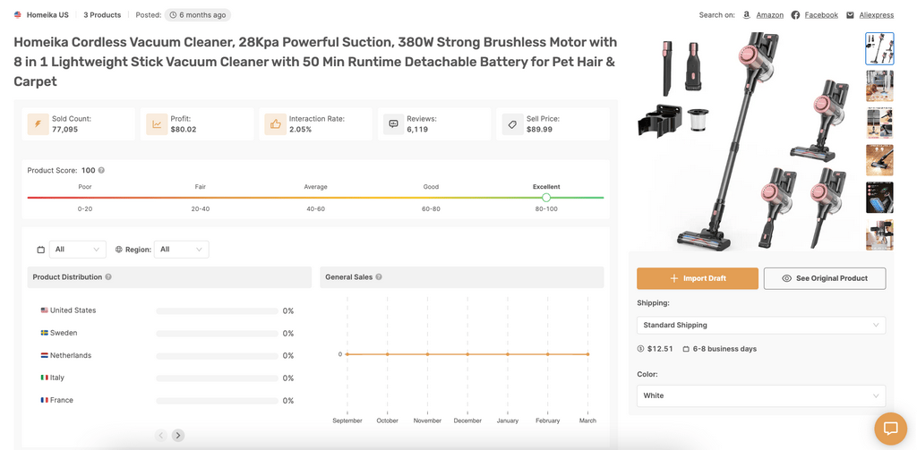 Vacuum Cleaner Trending Product For Dropshipping