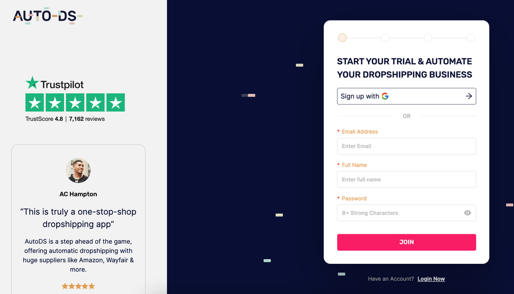 AutoDS Sign Up