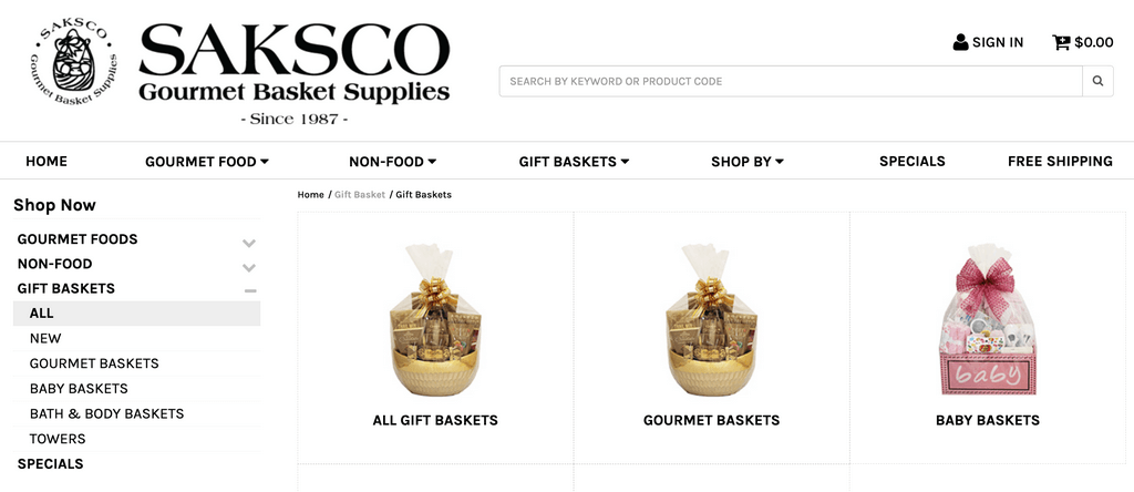 Saksco Gift Baskets