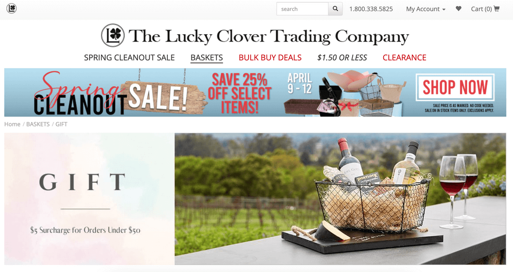 lucky clover trading baskets