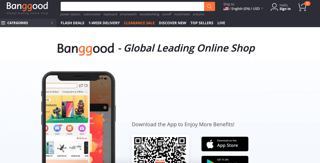 banggood chinese website like alibaba