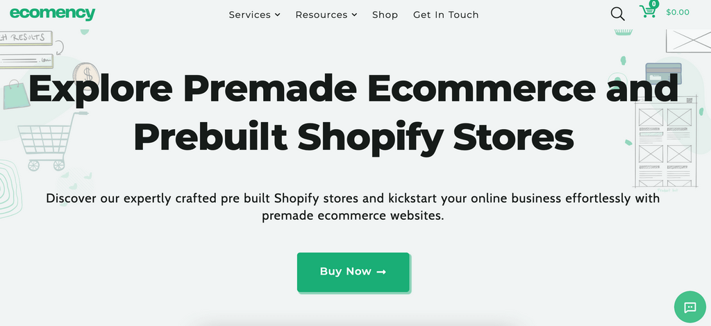 Ecomency prebuilt dropshipping store