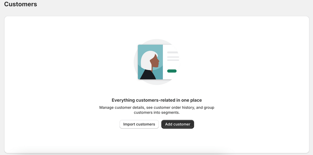 Shopify import customers