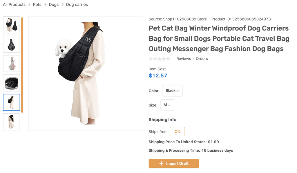 dropship purses Pet Carrier