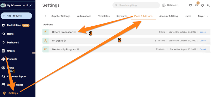 Automatic Order Fulfillment On Shopify Dropshipping Orders Processor