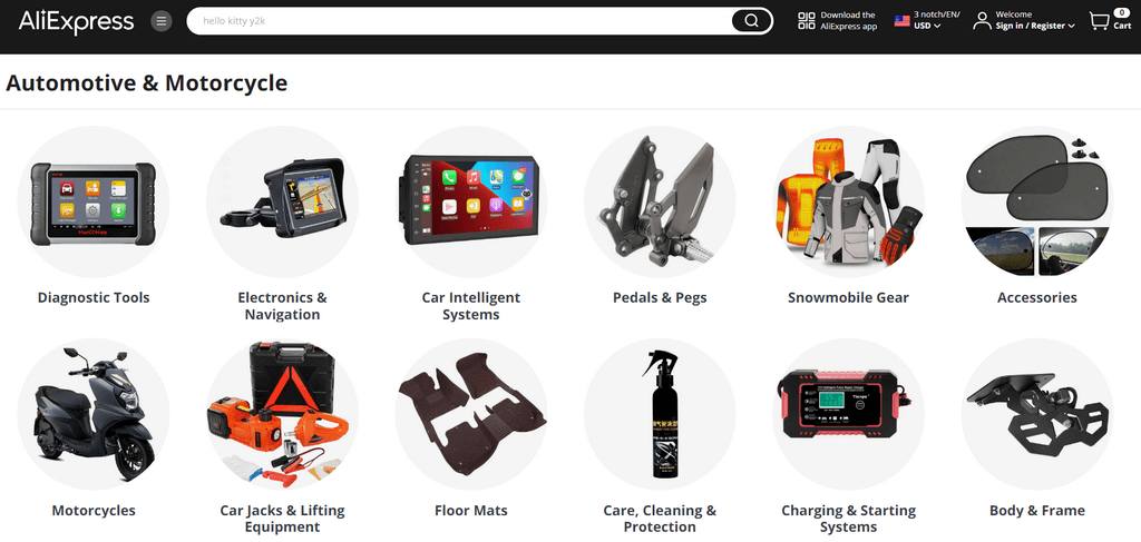 aliexpress auto parts