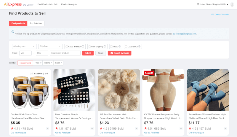 aliexpress dropshipping center