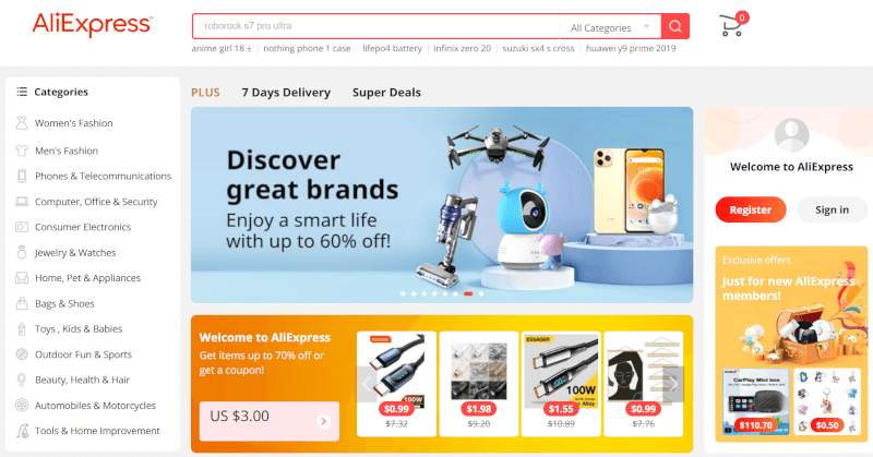 eBay Dropshipping Supplier AliExpress