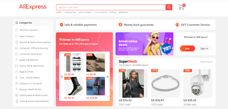 AliExpress supplier dropshipping to eBay