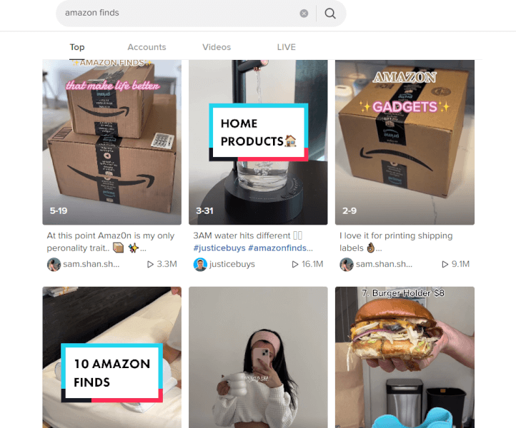 Amazon Finds on TikTok