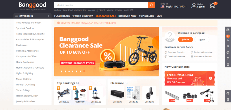 Banggood dropshipping supplier