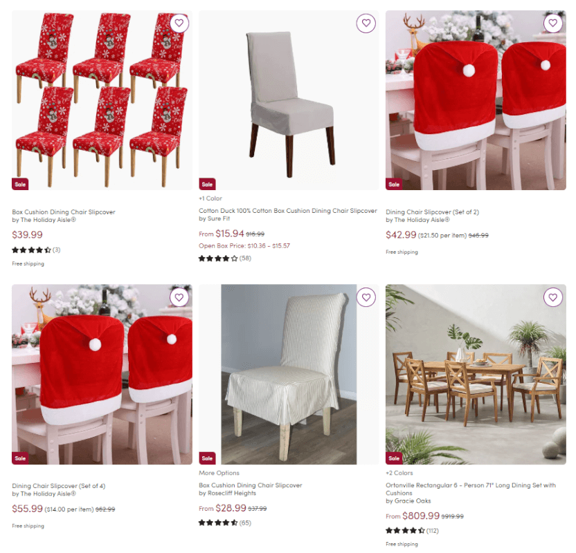 Dining Room Chair Covers dropshipping christmas products