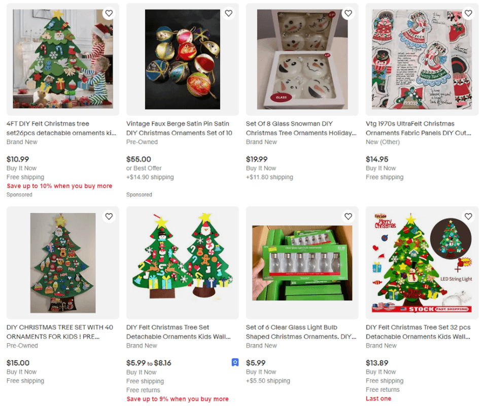 DIY Christmas Ornaments Set dropshipping christmas products