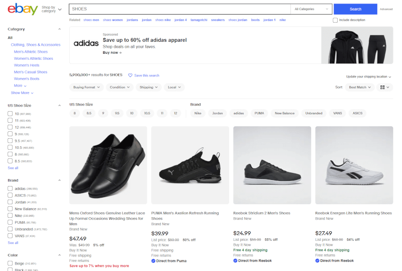 Dropshipping Shoes Supplier Amazon