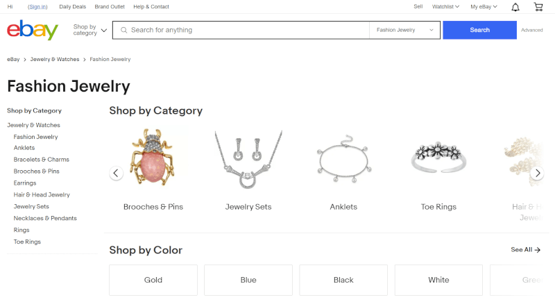 ebay dropshipping jewelry supplier