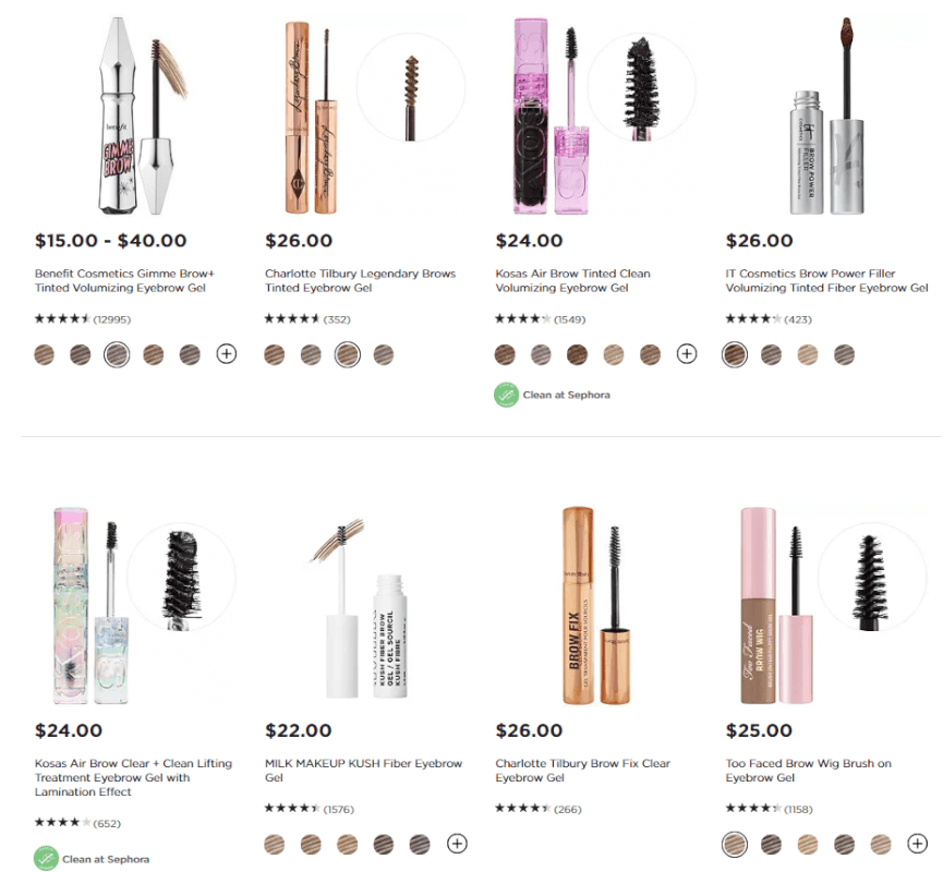 Eyebrow Gel Kohl's dropshipping beauty products