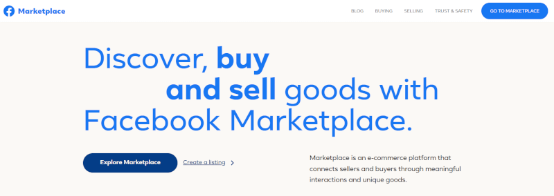 Facebook Marketplace as a dropshipping platform