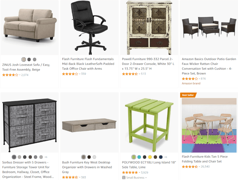 furniture best selling items on facebook marketplace