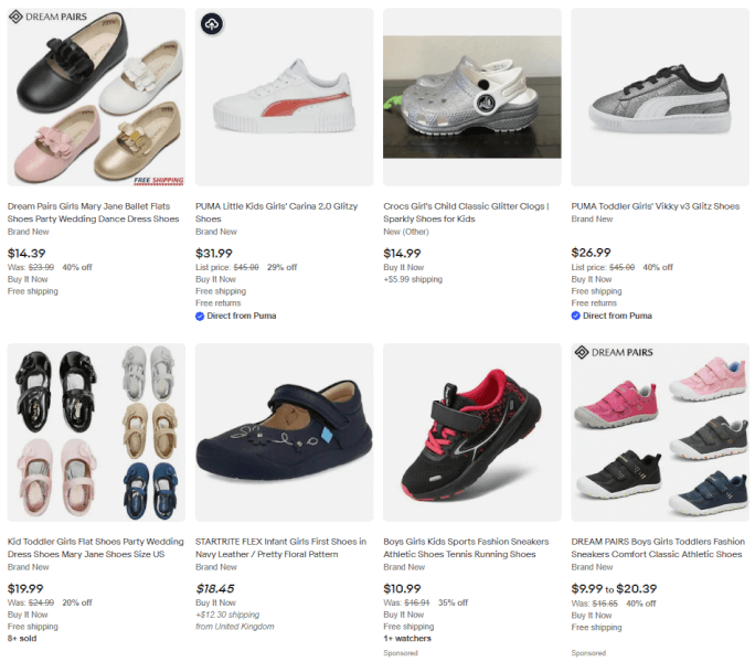 Kids' Dropshipping Shoes