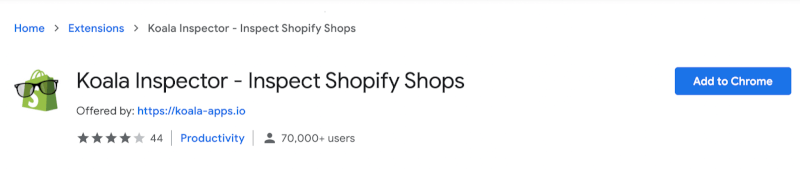 Koala Inspector Shopify