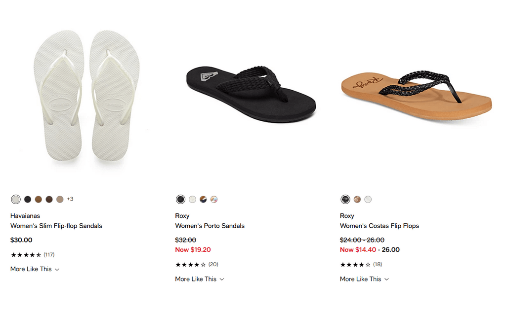 Macy's Flip Flops