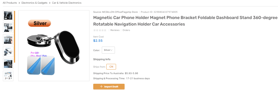 Magnetic Car Phone Holder top Shopify dropshipping products