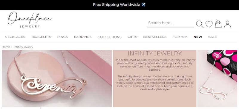 onecklace dropshipping jewelry supplier