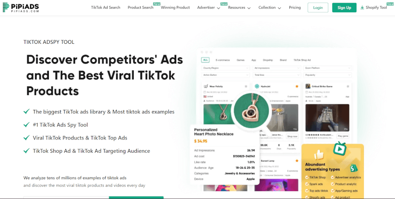 PiPiAds TikTok Spy Tool