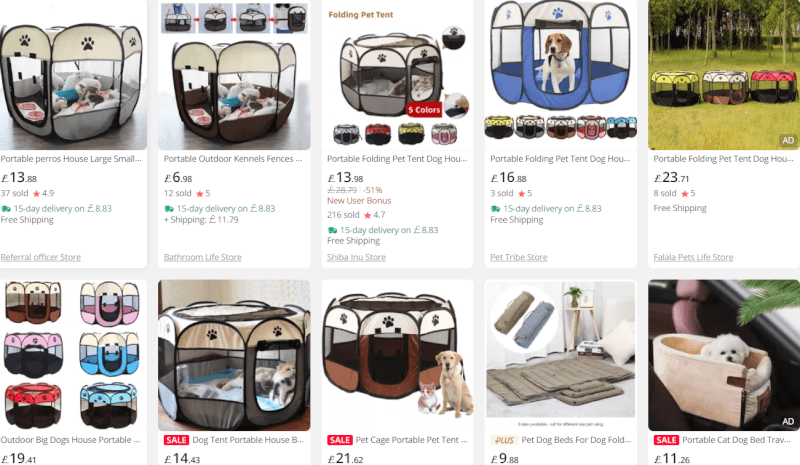 Portable dog playpen dropshipping