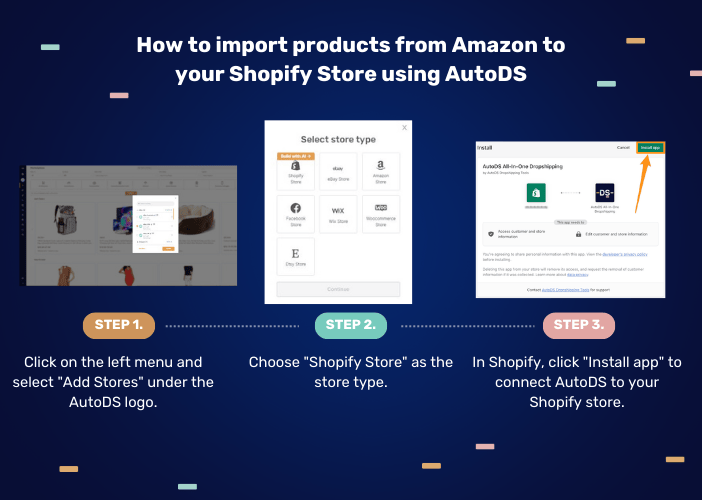 connect autods to shopify tutorial for beginners