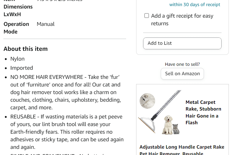 Sell on Amazon button