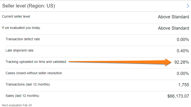 dropshipping seller account health