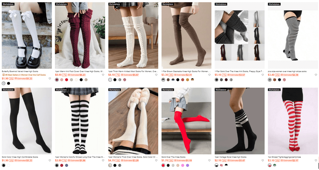 Knee High Boot Socks best winter products