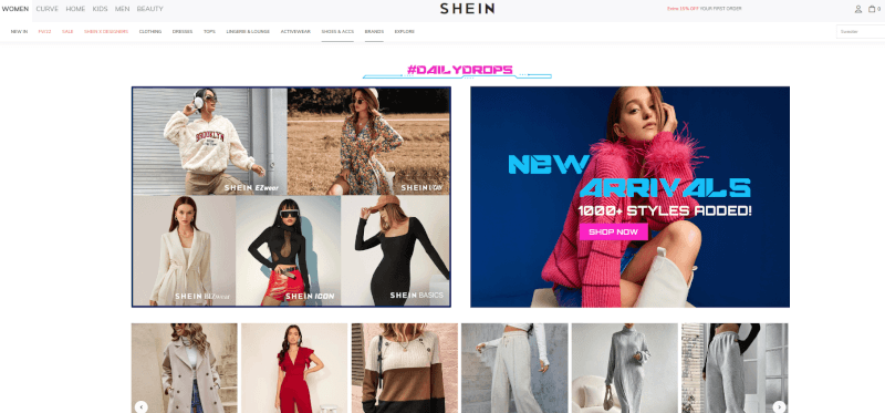 Shein dropshipping swimwear supplier