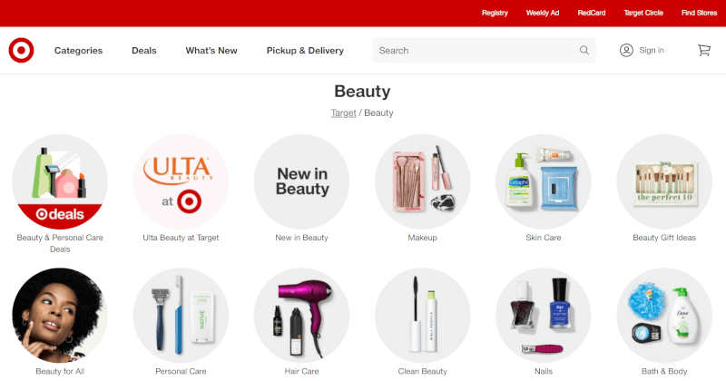 Target beauty products dropshipping supplier