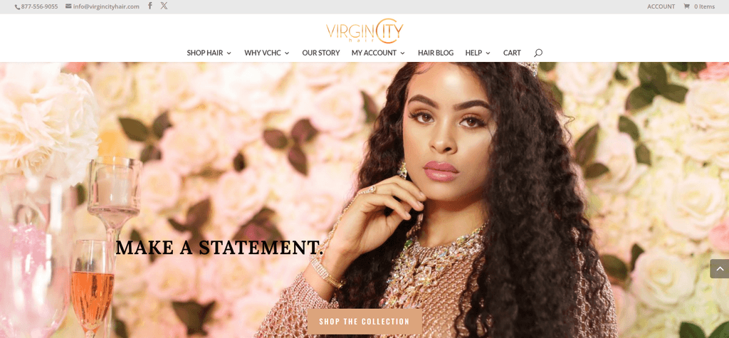 Virgin city hair dropshipping hair extensions