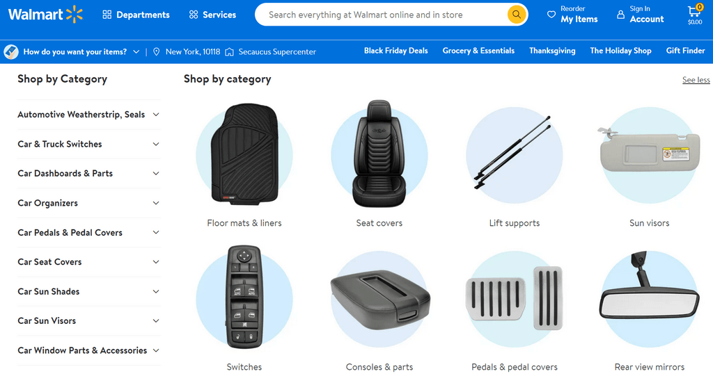 walmart auto parts