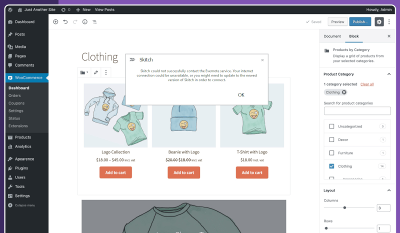 WooCommerce selling channel